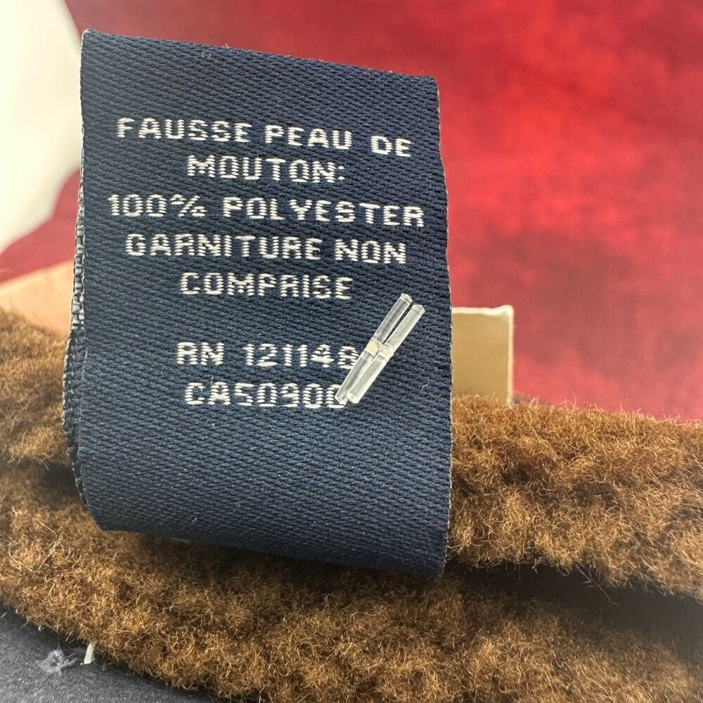 TOMMY HILFIGER MEN'S BROWN SUEDE GLOVES WITH A SHERPA LINING BRAND NEW SIZE L/XL - Picture 8 of 8